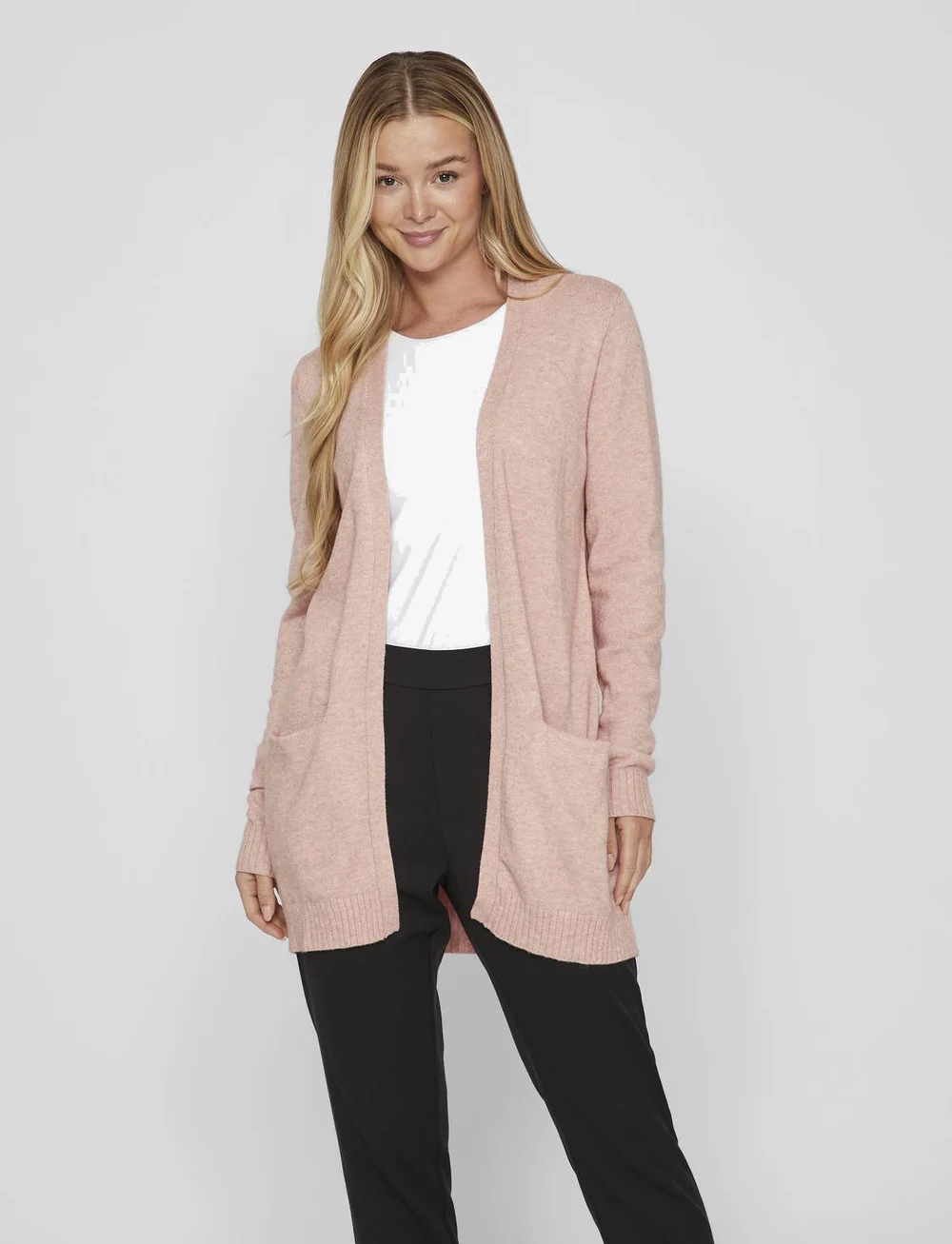 Vila Viril Open L s Knit Cardigan Noos Cardigans Boozt