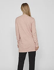 Vila - VIRIL OPEN L/S KNIT CARDIGAN - NOOS - najniższe ceny - misty rose - 3