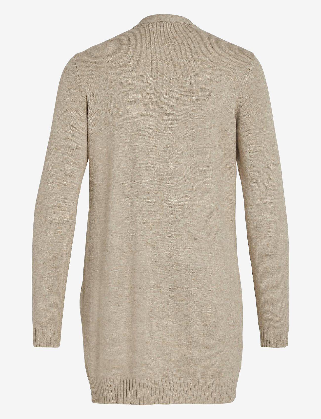 Vila - VIRIL OPEN L/S KNIT CARDIGAN - NOOS - cardigans - natural melange - 2