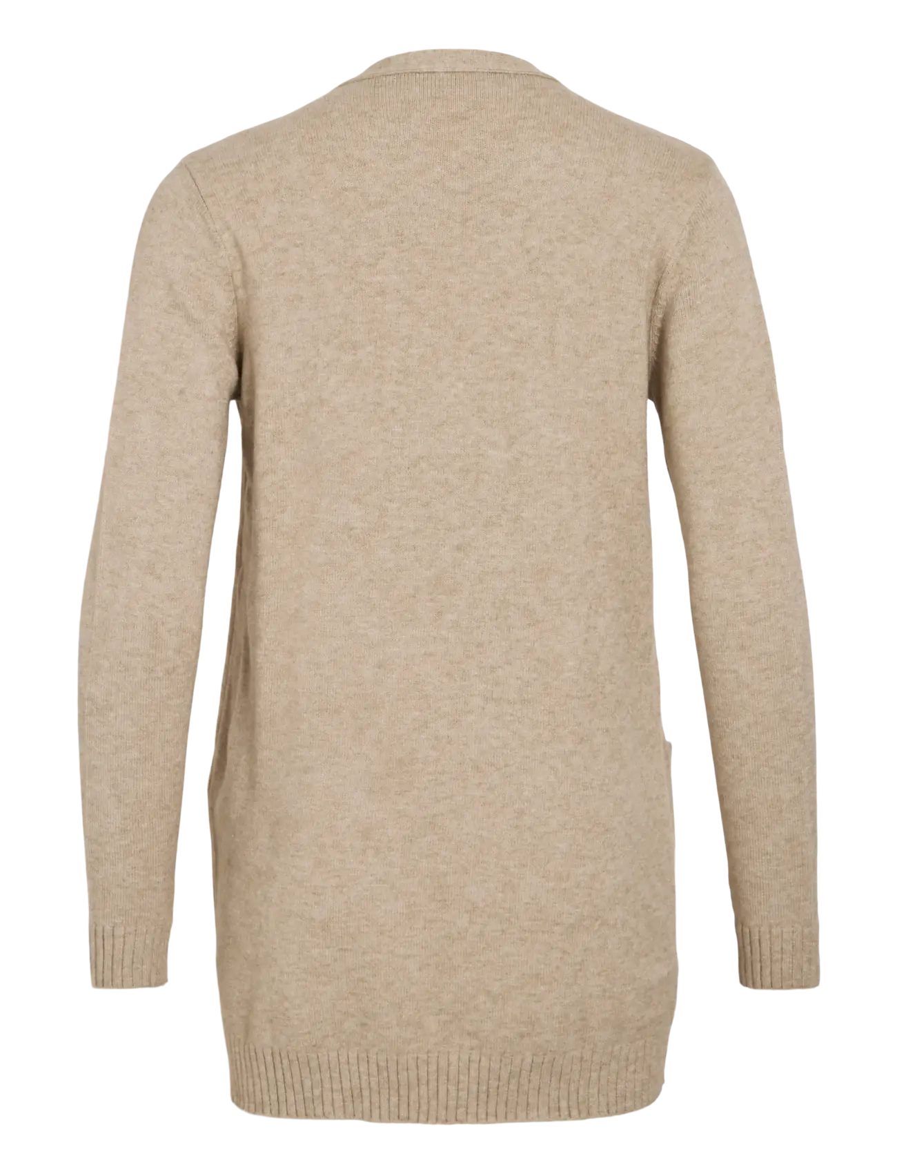 Vila - VIRIL OPEN L/S KNIT CARDIGAN - NOOS - koftor - natural melange - 2