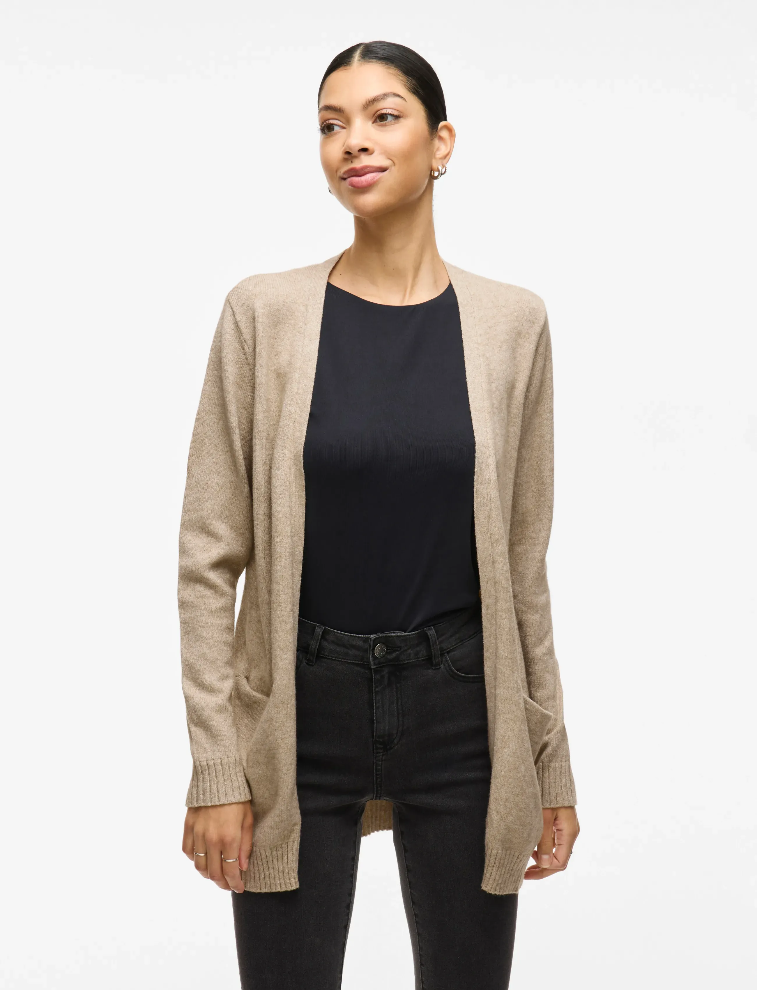 Viril Open L/S Knit Cardigan Noos