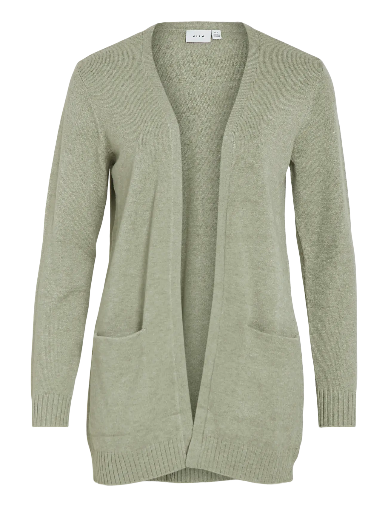 Vila VIRIL OPEN L/S KNIT CARDIGAN - NOOS - Cardigans - OIL GREEN / green