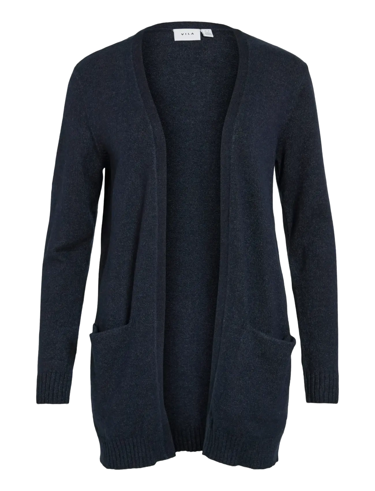 Vila VIRIL OPEN L/S KNIT CARDIGAN - NOOS - Vaatteet - TOTAL ECLIPSE / navy