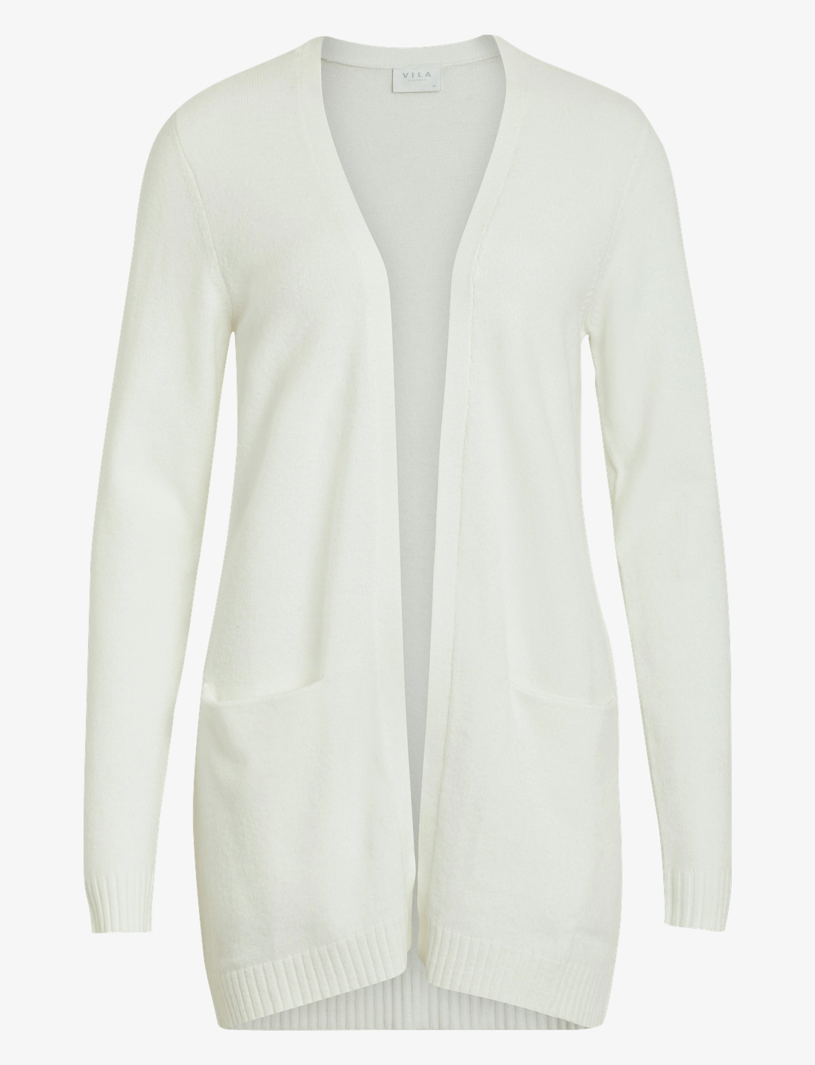 Vila VIRIL OPEN L/S KNIT CARDIGAN - NOOS - Cardigans - WHITE ALYSSUM / white