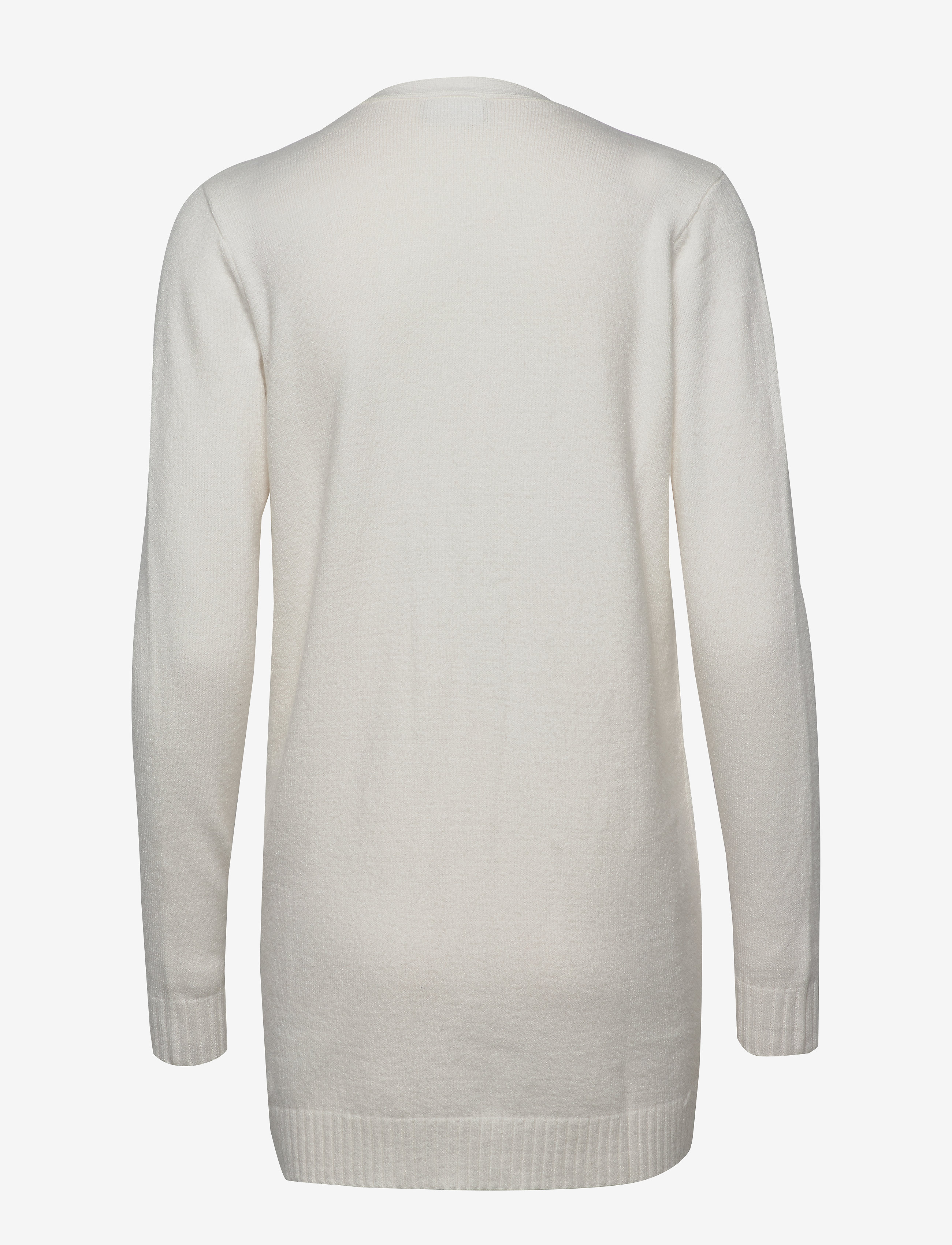 Vila - VIRIL OPEN L/S KNIT CARDIGAN - NOOS - strickjacken - white alyssum - 3