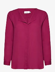 Vila - VILUCY L/S SHIRT - NOOS - long-sleeved blouses - beet red - 0