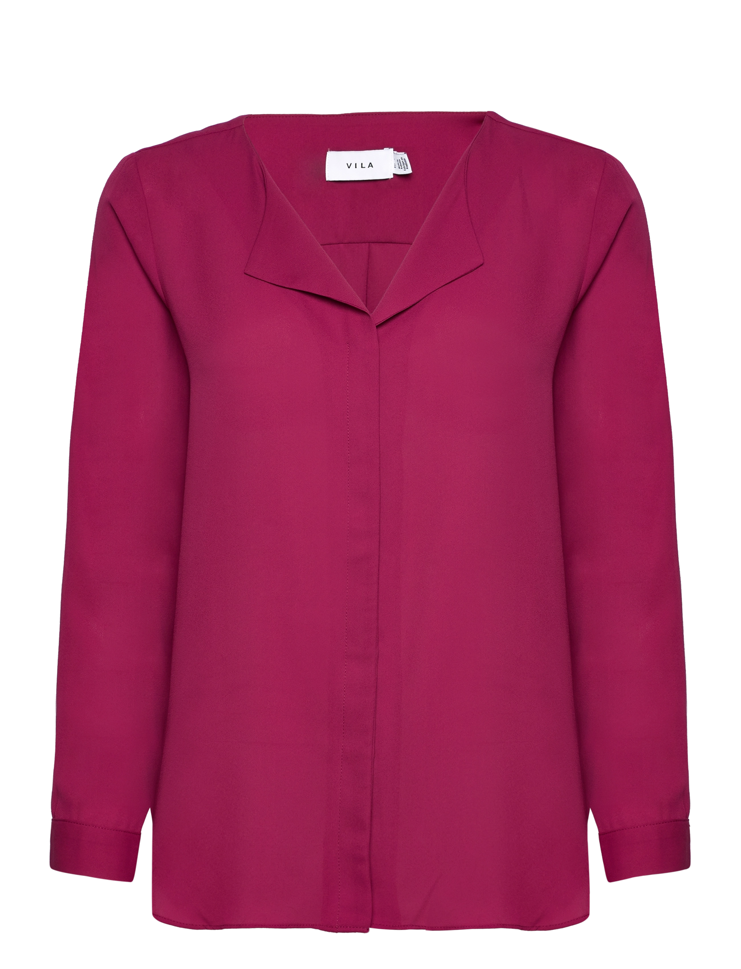 Vila VILUCY L/S SHIRT - NOOS - Bluser - BEET RED / burgundy