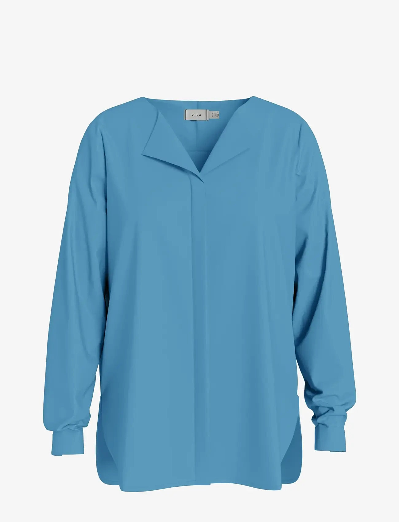 Vila - VILUCY L/S SHIRT - NOOS - pikkade varrukatega pluusid - blissful blue - 1