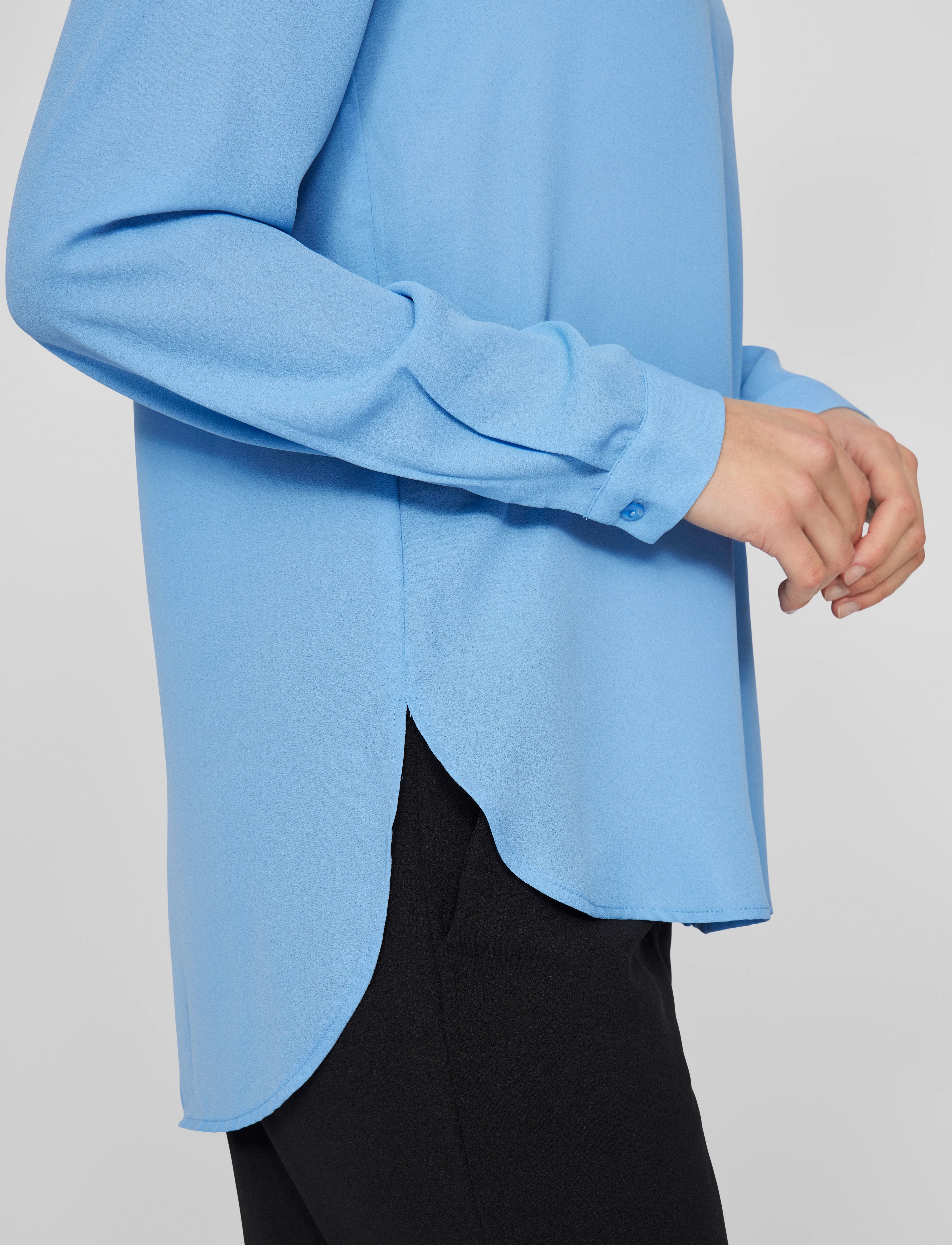 Vila - VILUCY L/S SHIRT - NOOS - langærmede bluser - blissful blue - 3