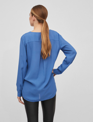 Vila - VILUCY L/S SHIRT - NOOS - long-sleeved blouses - federal blue - 3