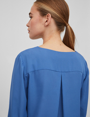 Vila - VILUCY L/S SHIRT - NOOS - long-sleeved blouses - federal blue - 4