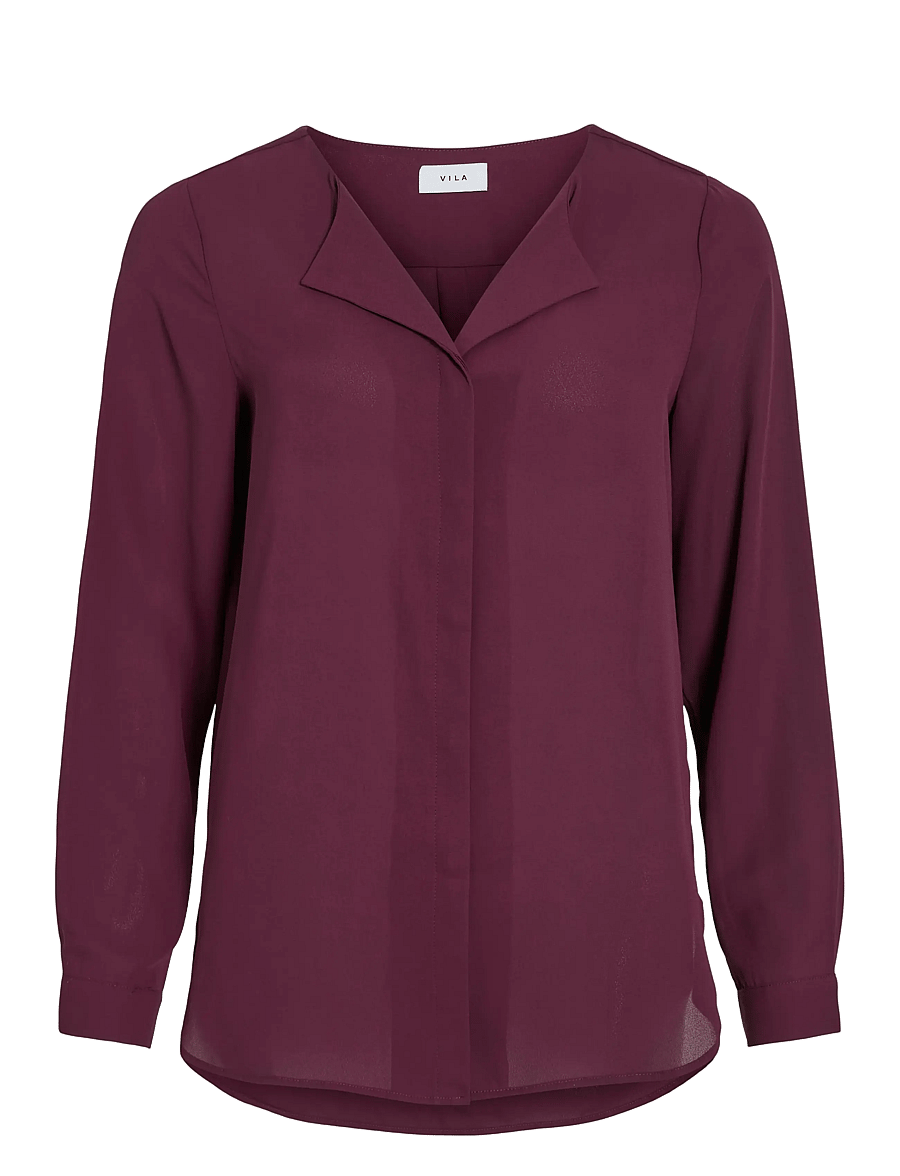 Vila - VILUCY L/S SHIRT - langärmelige blusen - fig - 1