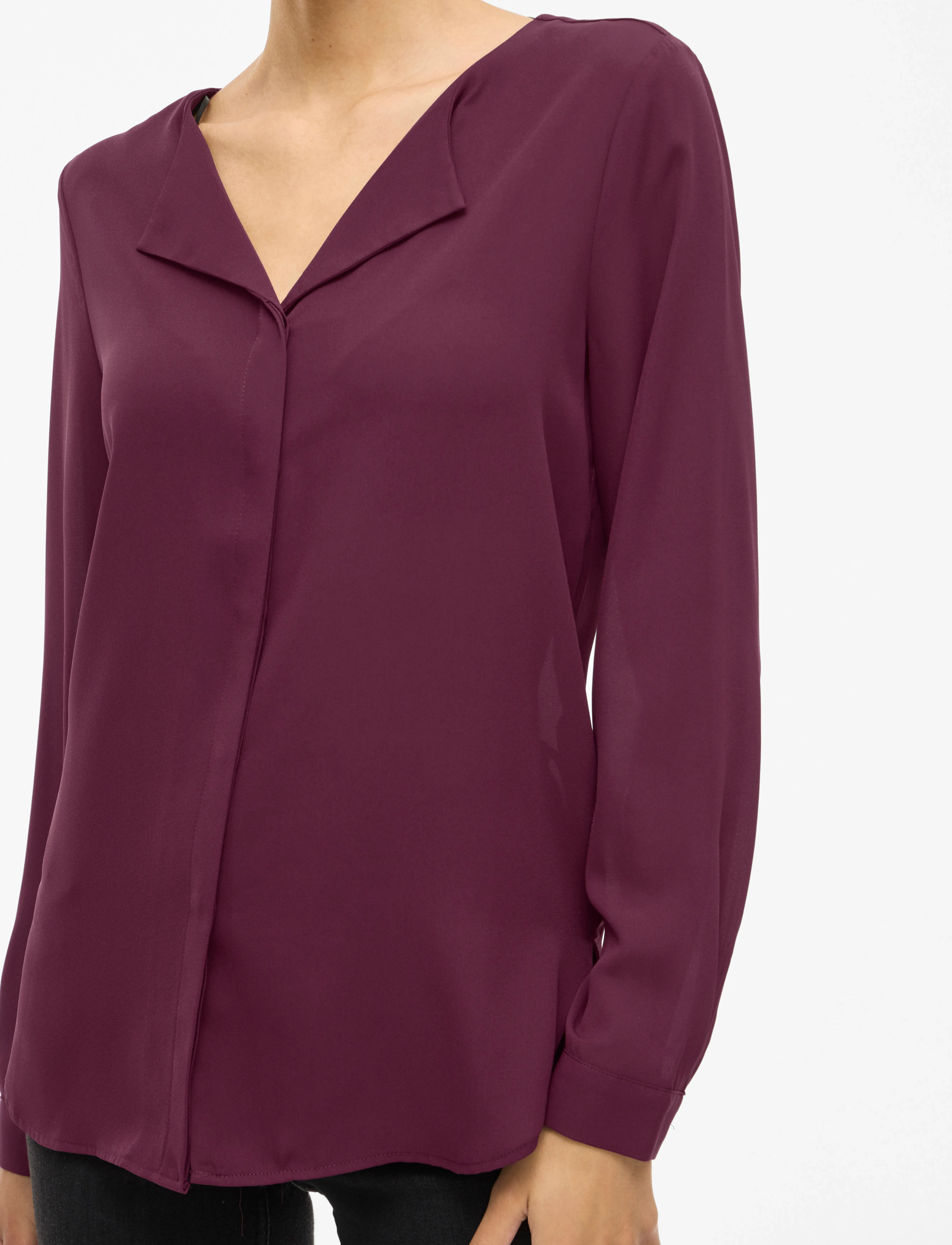 Vila - VILUCY L/S SHIRT - NOOS - langærmede bluser - fig - 4
