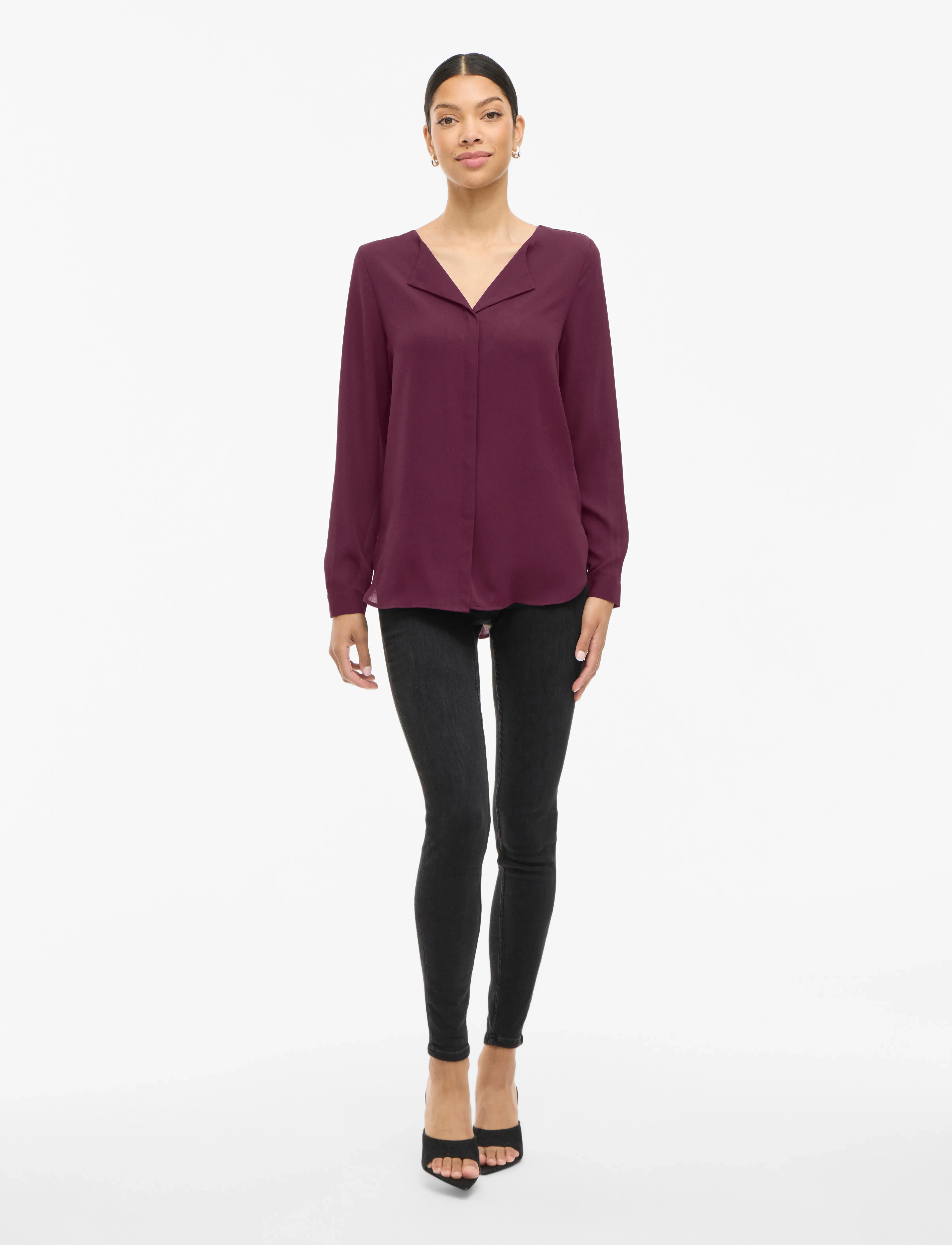 Vila - VILUCY L/S SHIRT - NOOS - langærmede bluser - fig - 5