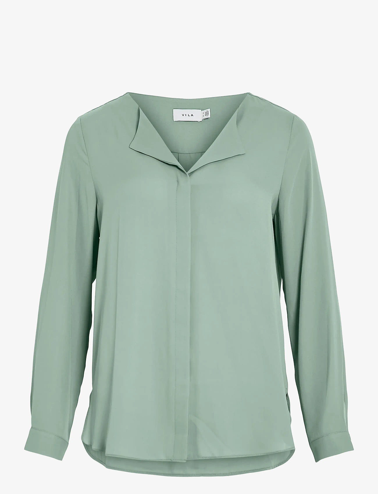 Vila - VILUCY L/S SHIRT - NOOS - pitkähihaiset puserot - silt green - 1