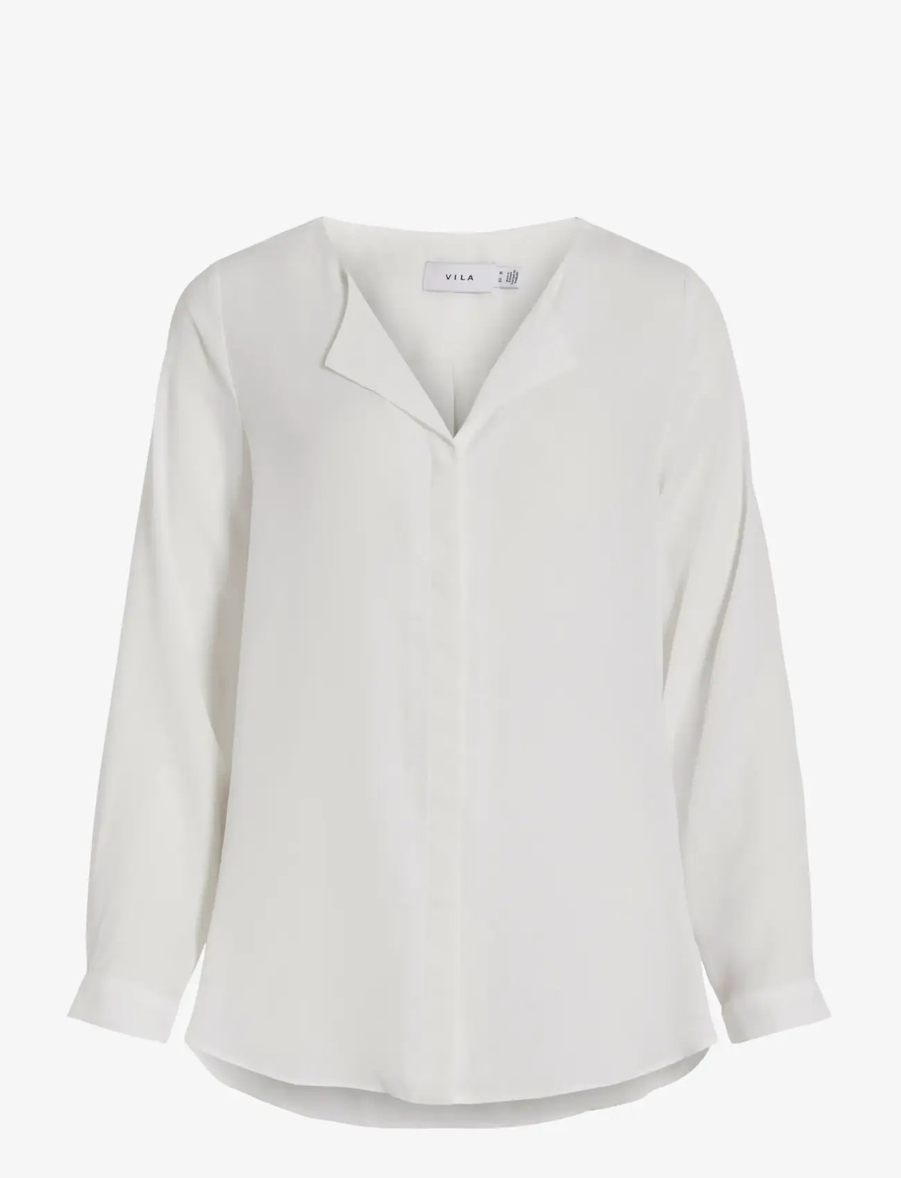 Vila - VILUCY L/S SHIRT - NOOS - langærmede bluser - snow white - 1