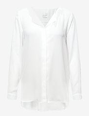 Vila - VILUCY L/S SHIRT - NOOS - long sleeved blouses - snow white - 1