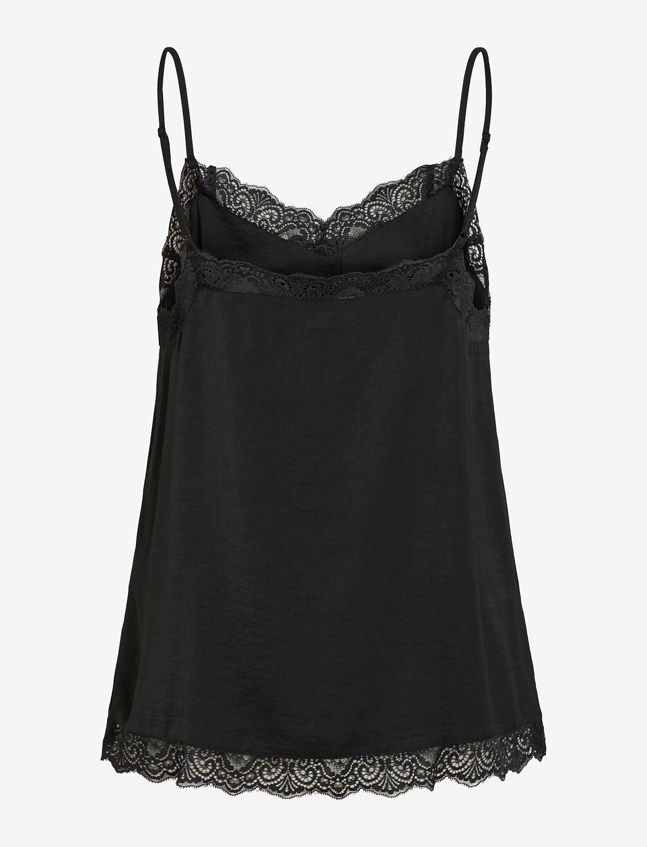 Vila - VICAVA LACE SINGLET - - black - 1