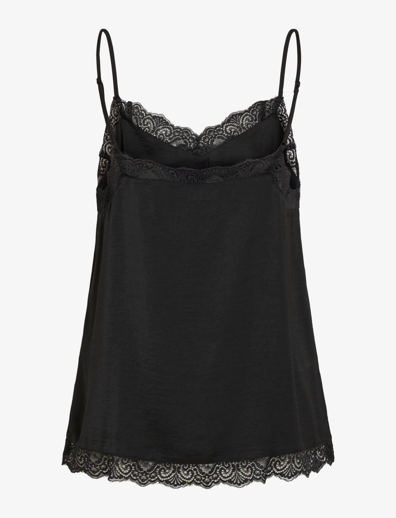 Vila - VICAVA LACE SINGLET - - black - 1