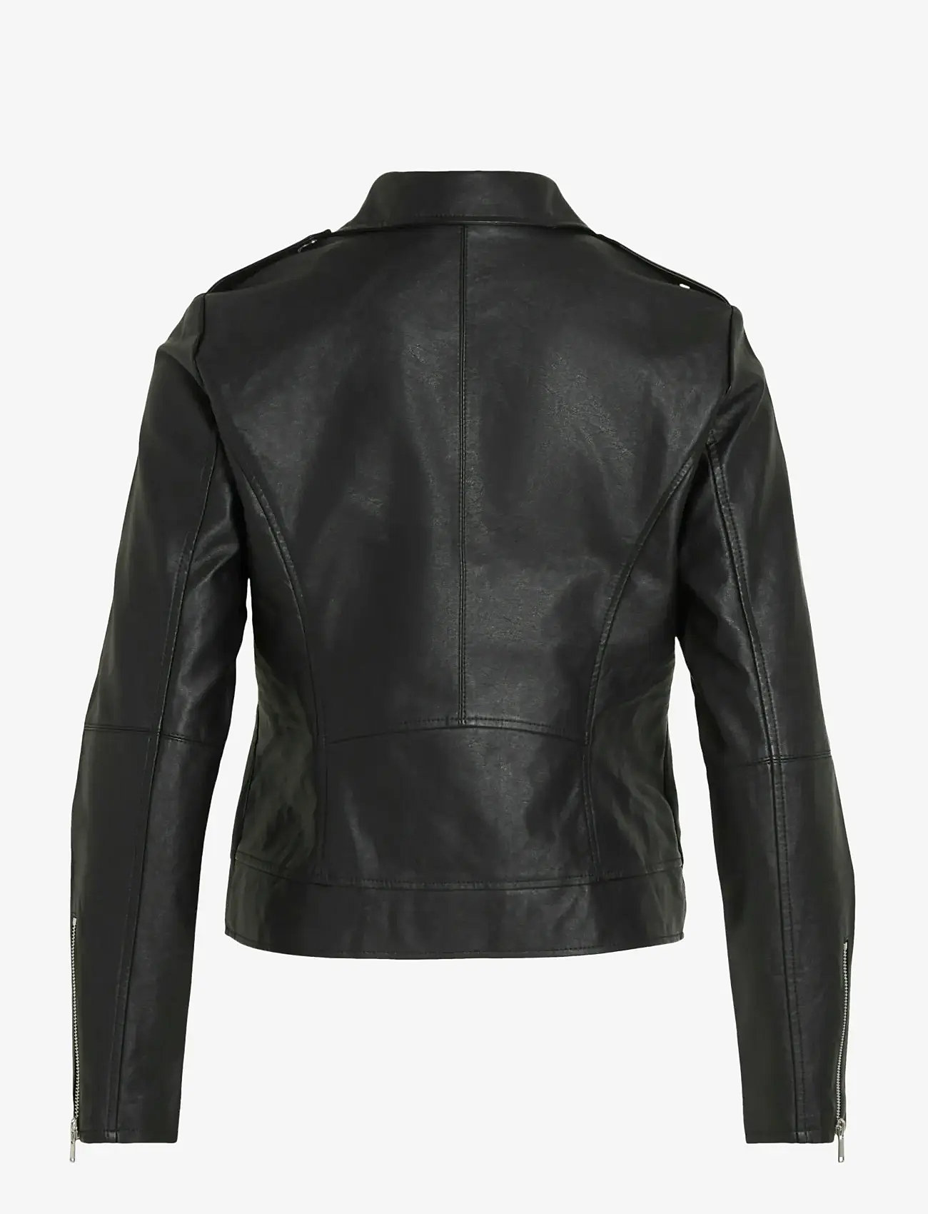Vila - VICARA COATED JACKET - NOOS - nahktagid - black - 2