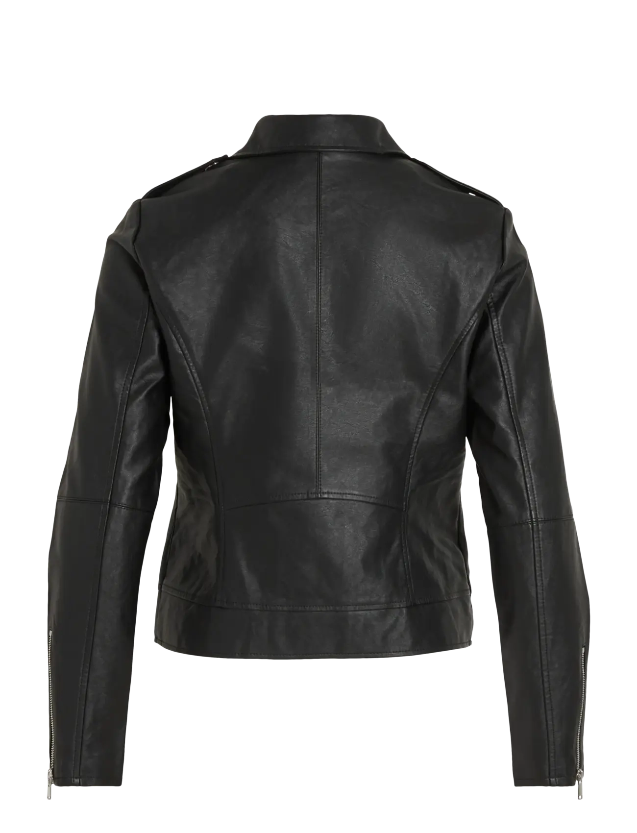 Vila - VICARA COATED JACKET - NOOS - virsdrēbes - black - 2