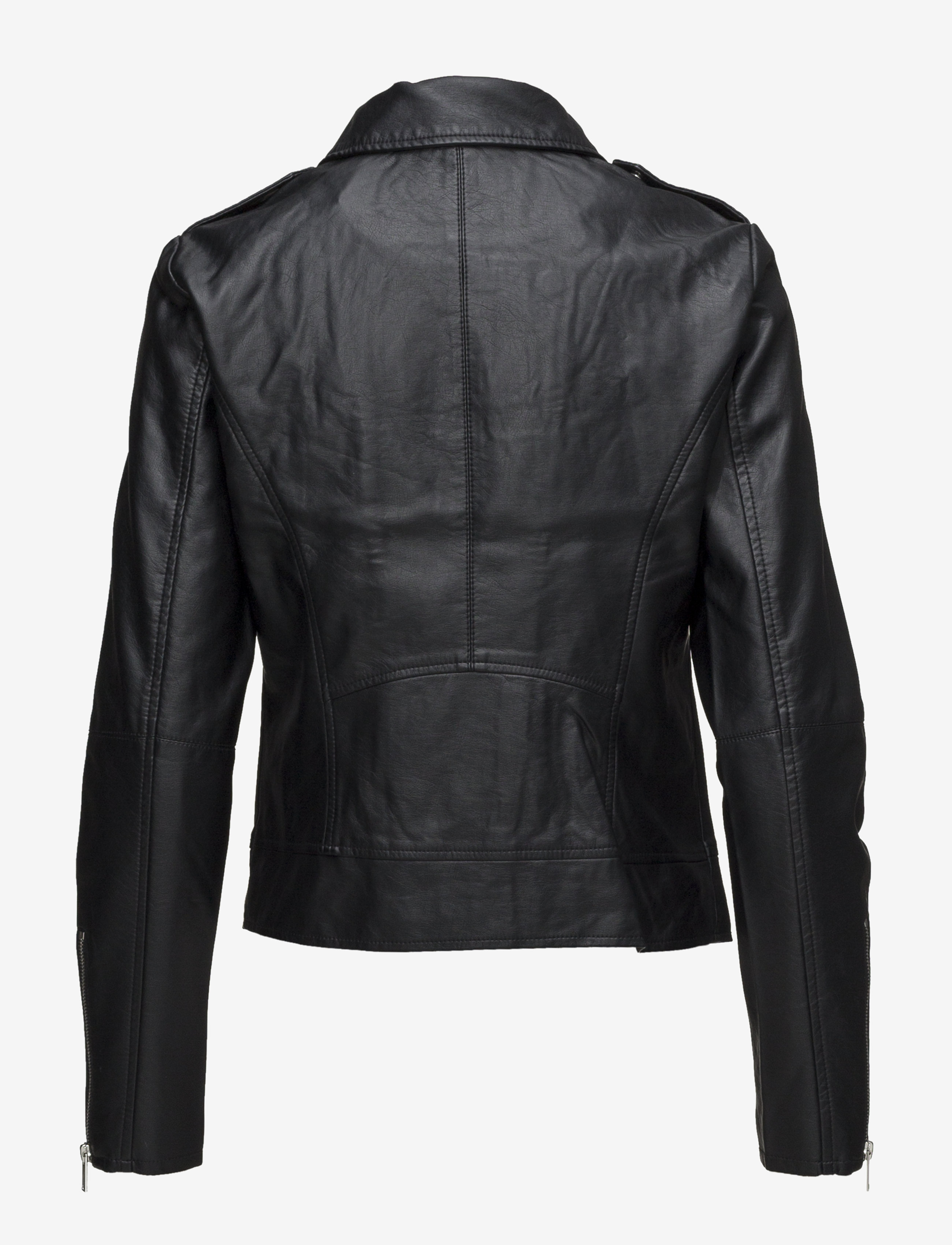 Vila - VICARA COATED JACKET - NOOS - virsdrēbes - black - 3