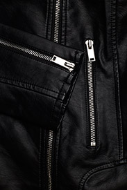 Vila - VICARA COATED JACKET - NOOS - leather jackets - black - 10