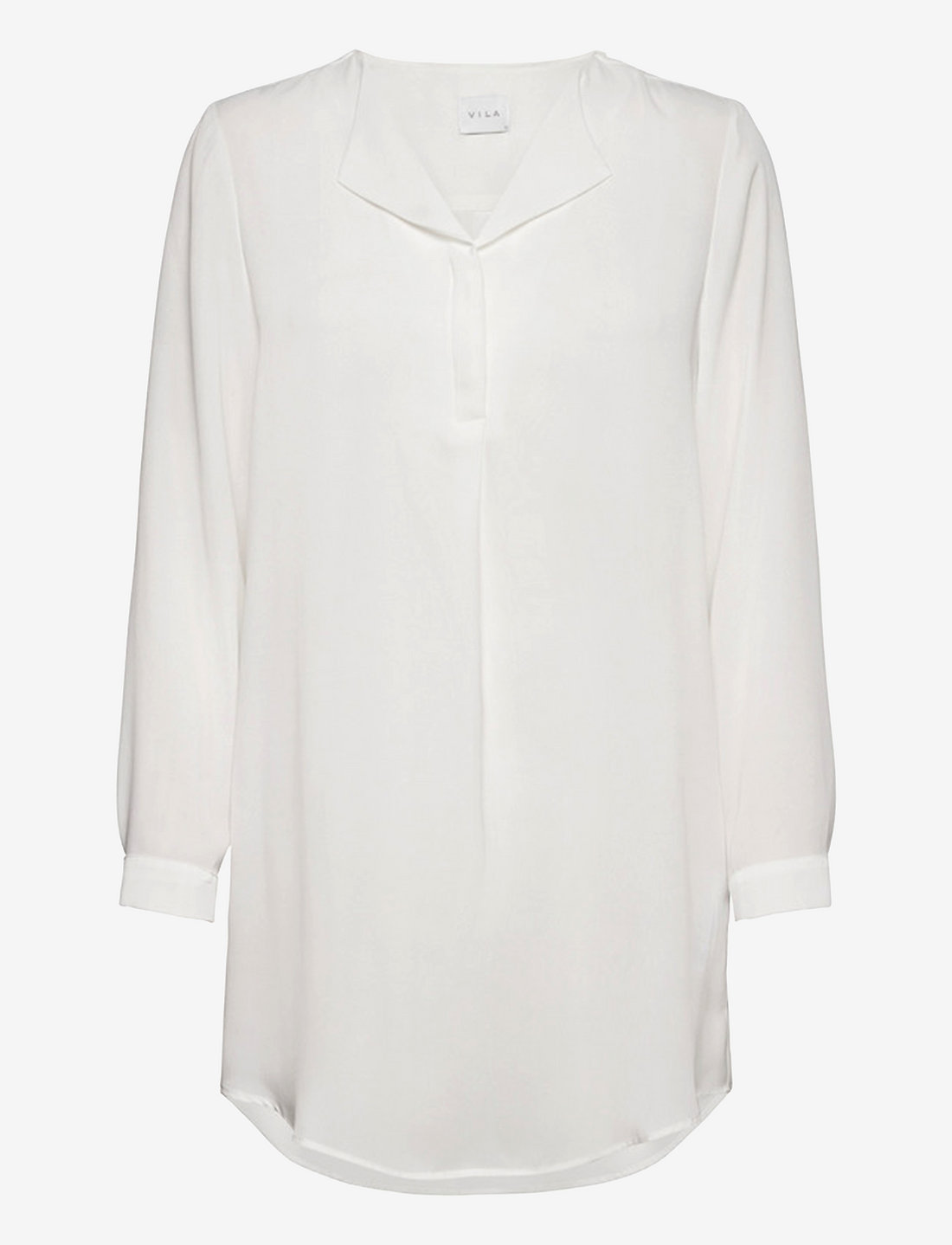 Vila - VILUCY L/S TUNIC - tuunikad - snow white - 1