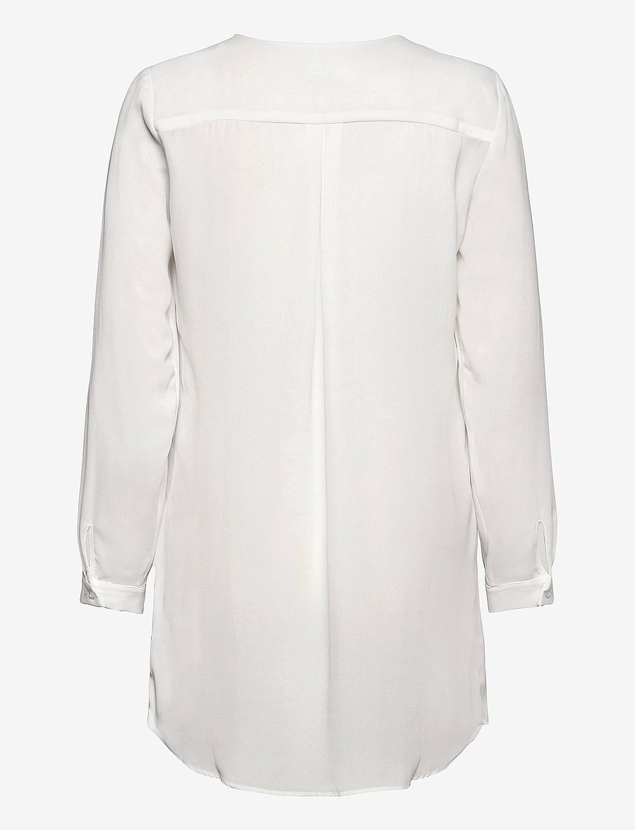 Vila - VILUCY L/S TUNIC - teksad - snow white - 2