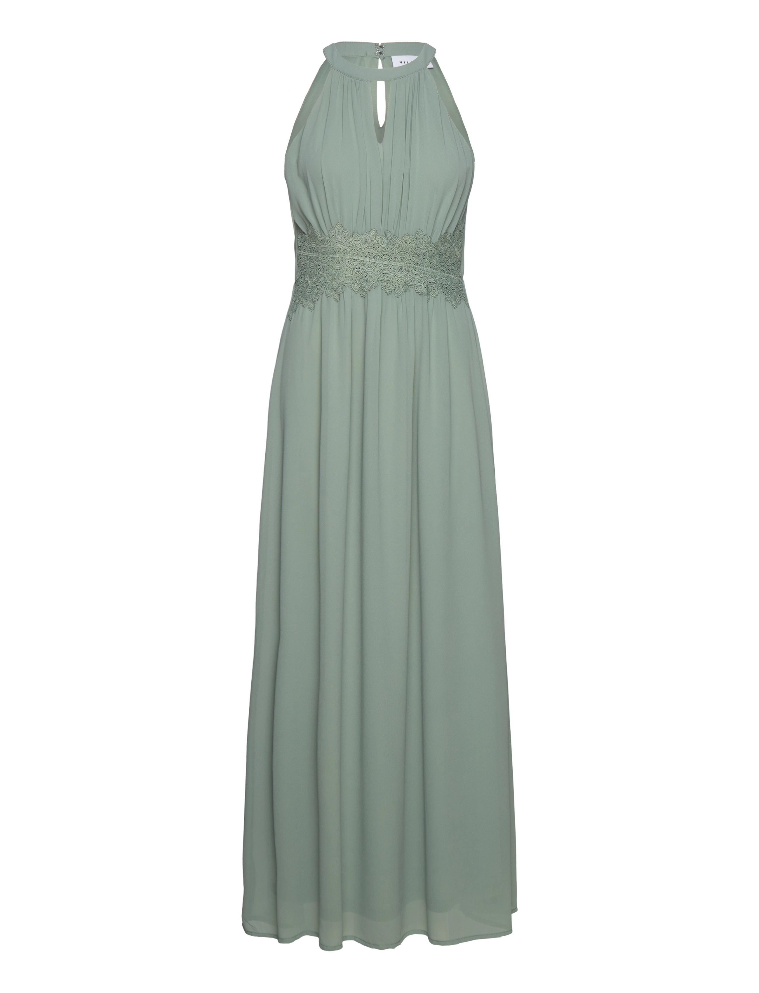 Vila VIMILINA HALTERNECK MAXI DRESS - NOOS/DC - Aftenkjoler & Gallakjoler - GREEN MILIEU / green