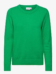 Vila - VIRIL O-NECK L/S  KNIT TOP - NOOS - lowest prices - bright green - 0