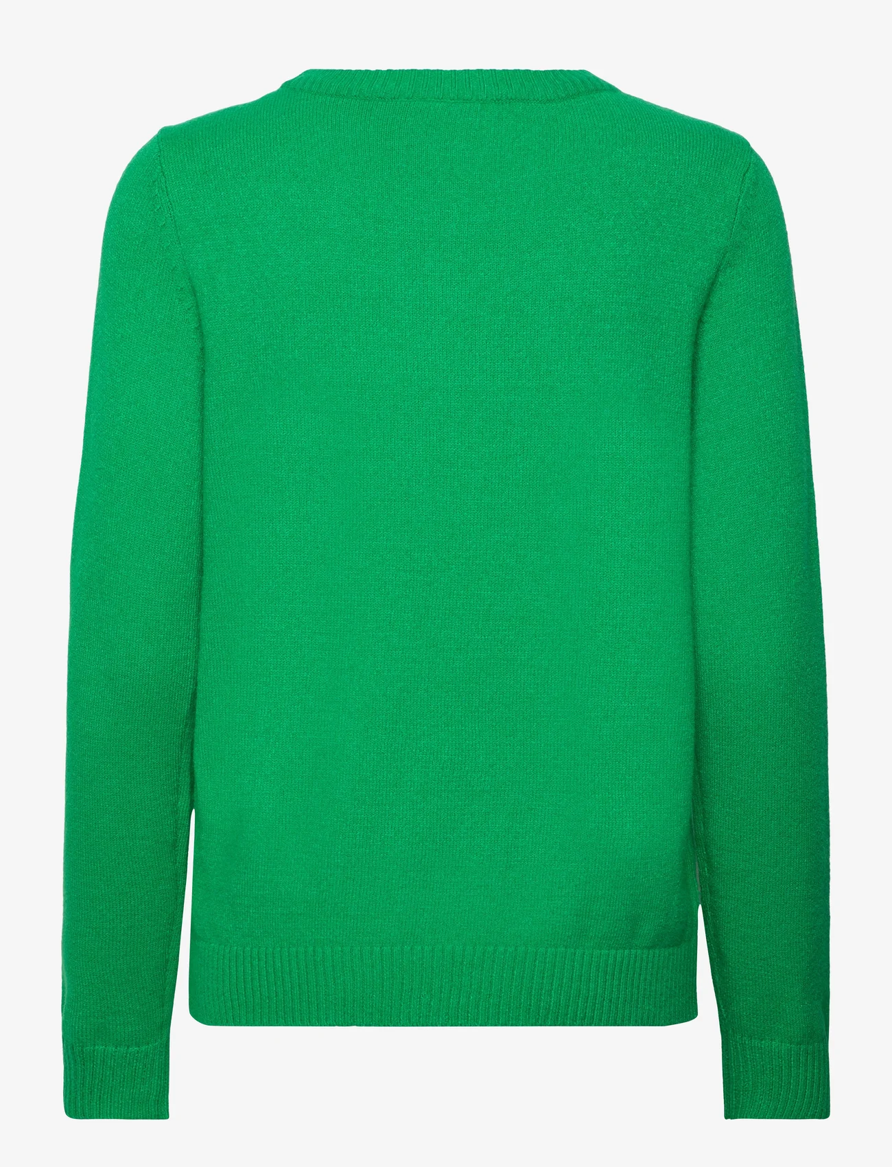 Vila - VIRIL O-NECK L/S  KNIT TOP - NOOS - lowest prices - bright green - 1