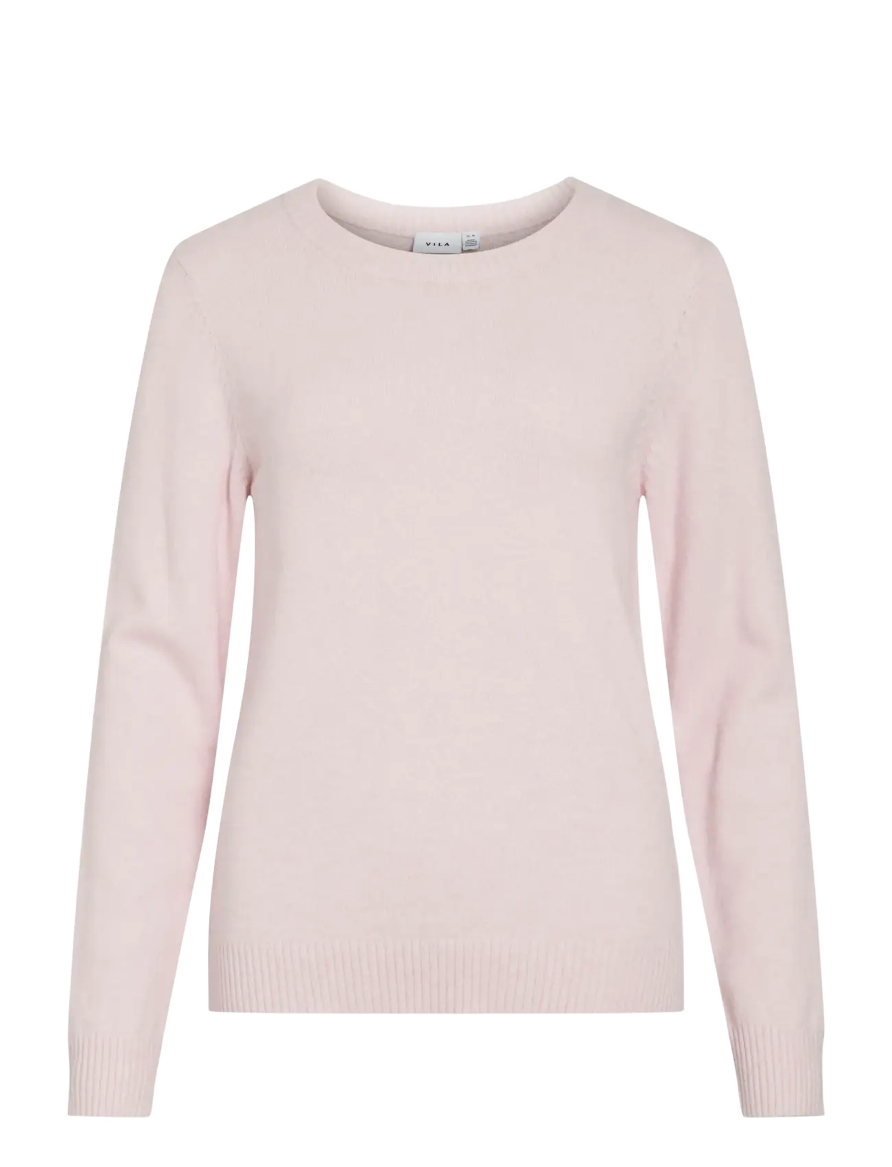 VIRIL O-NECK L/S  KNIT TOP - NOOS - CHERRY BLOSSOM