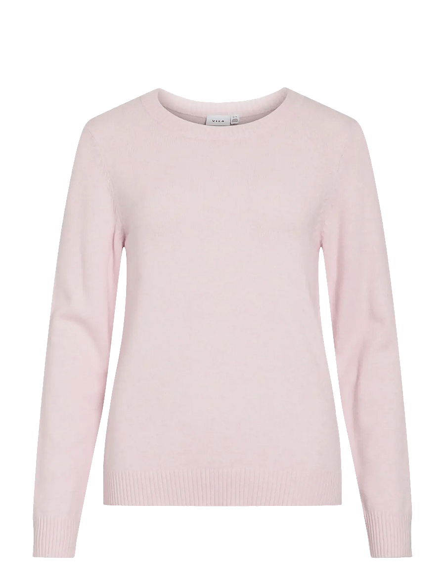 Vila - VIRIL O-NECK L/S KNIT TOP - NOOS - pullover - cherry blossom - 1