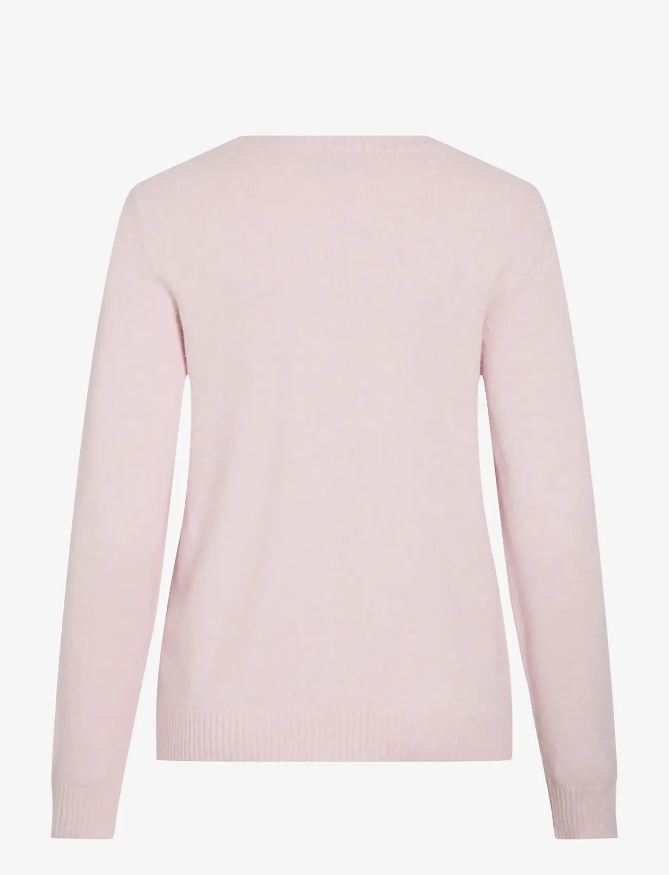 Vila - VIRIL O-NECK L/S  KNIT TOP - NOOS - striktrøjer - cherry blossom - 2