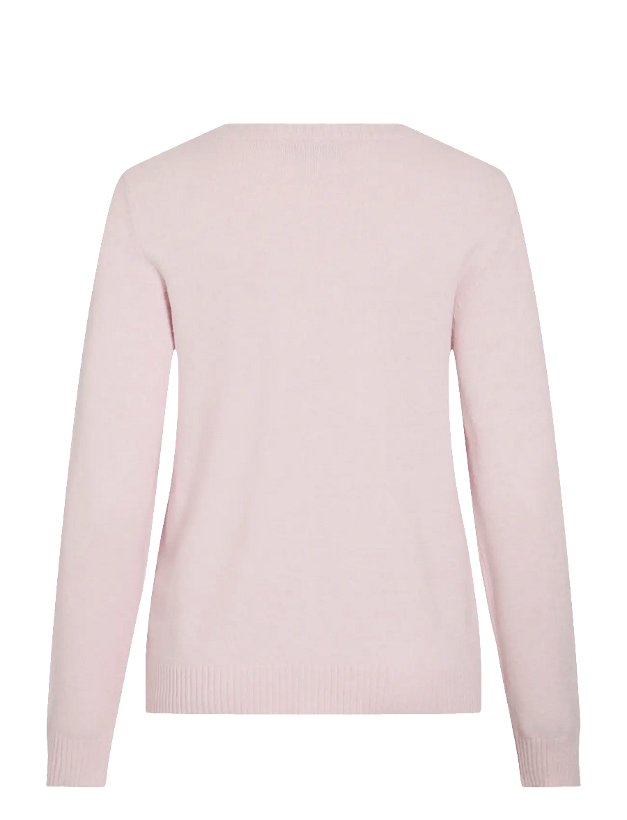 Vila - VIRIL O-NECK L/S KNIT TOP - NOOS - pullover - cherry blossom - 2