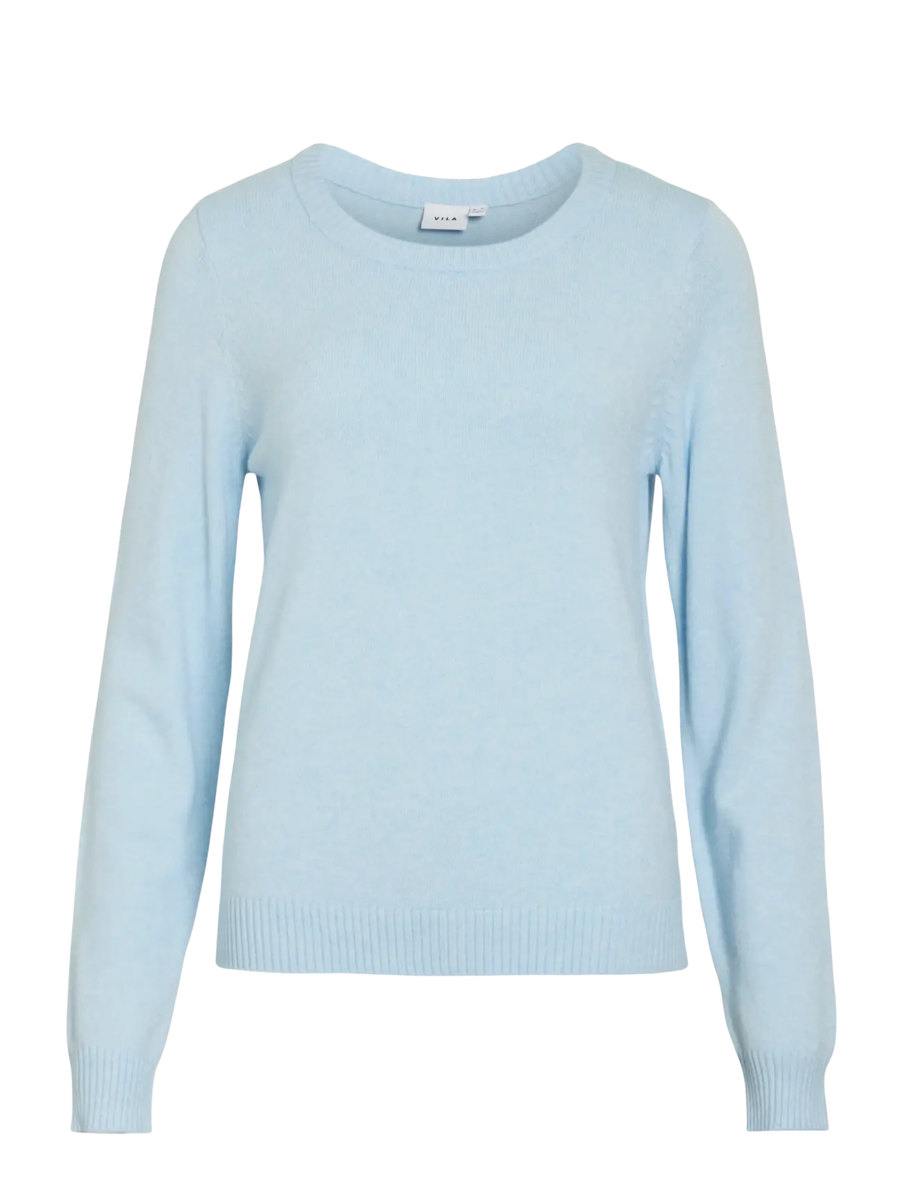 Vila VIRIL O-NECK L/S  KNIT TOP - NOOS - Trøjer - NANTUCKET BREEZE / blue