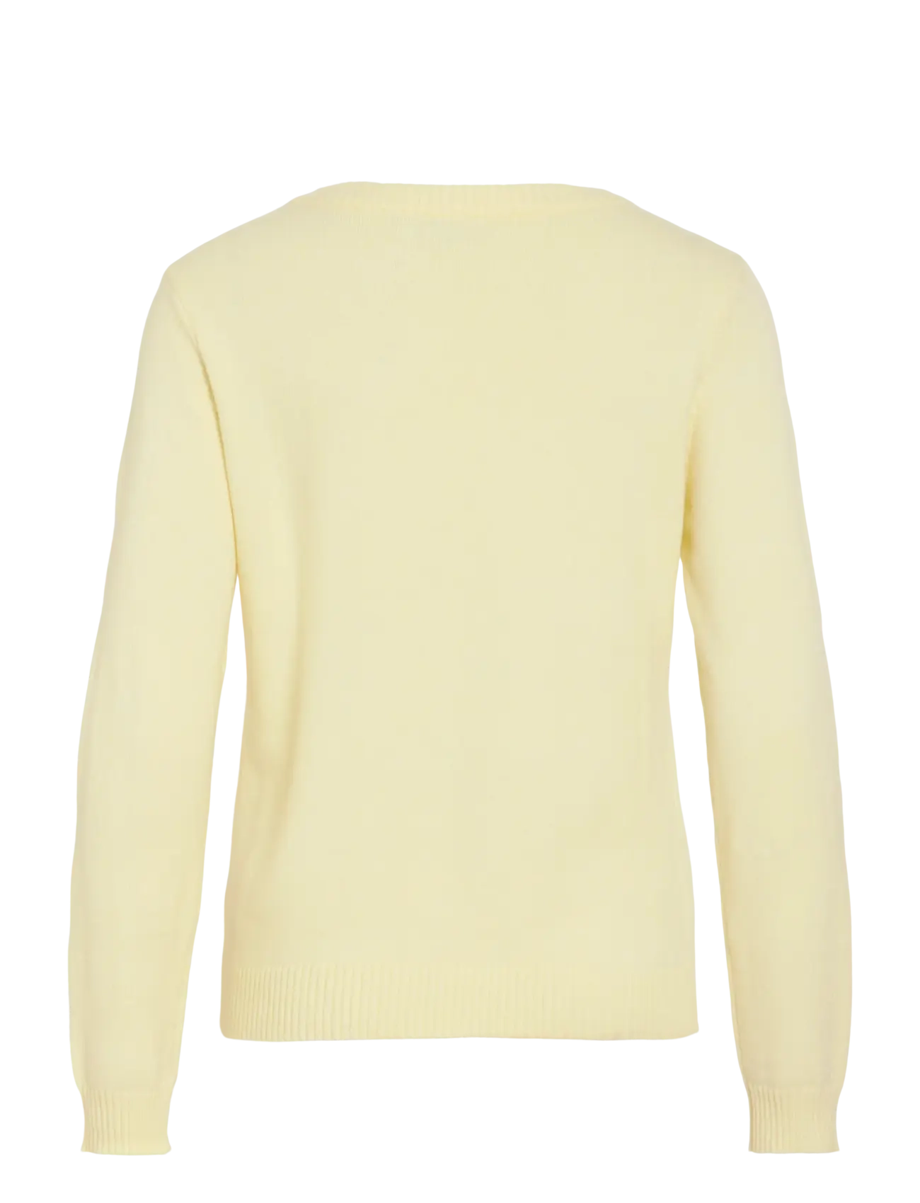 Vila - VIRIL O-NECK L/S  KNIT TOP - NOOS - gebreide truien - pastel yellow - 2