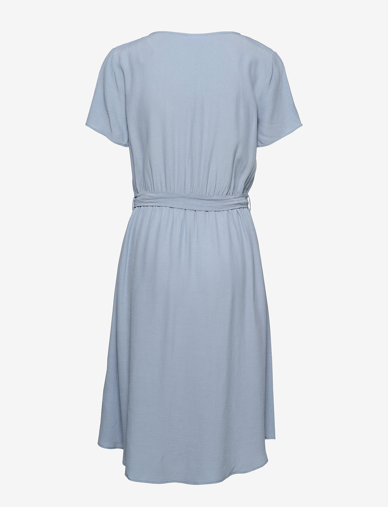 Vila - VIPRIMERA WRAP S/S DRESS - ashley blue - 1