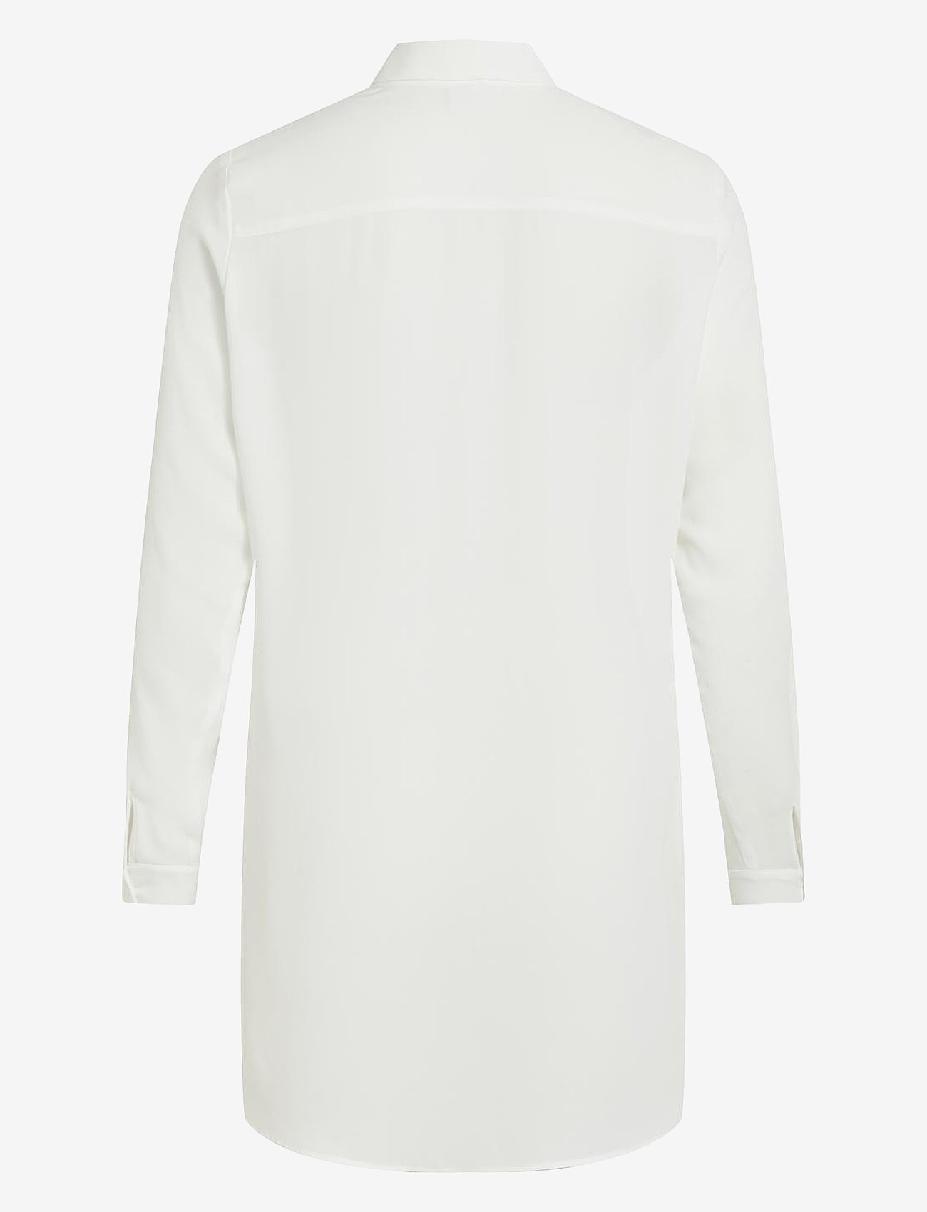 Vila - VILUCY BUTTON  L/S TUNIC - NOOS - laveste priser - snow white - 1