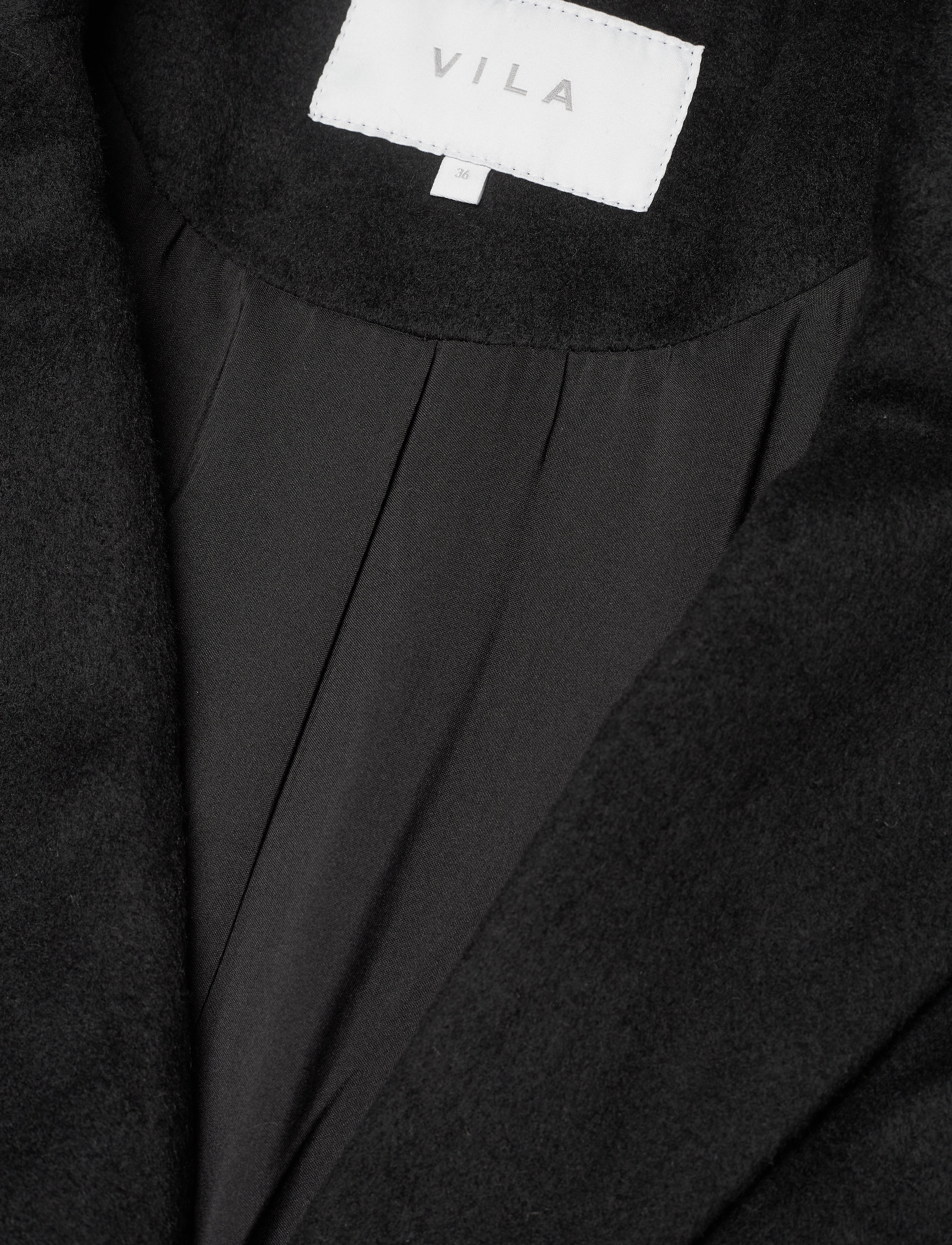 Vila - VILEOVITA COAT/SU - black - 2