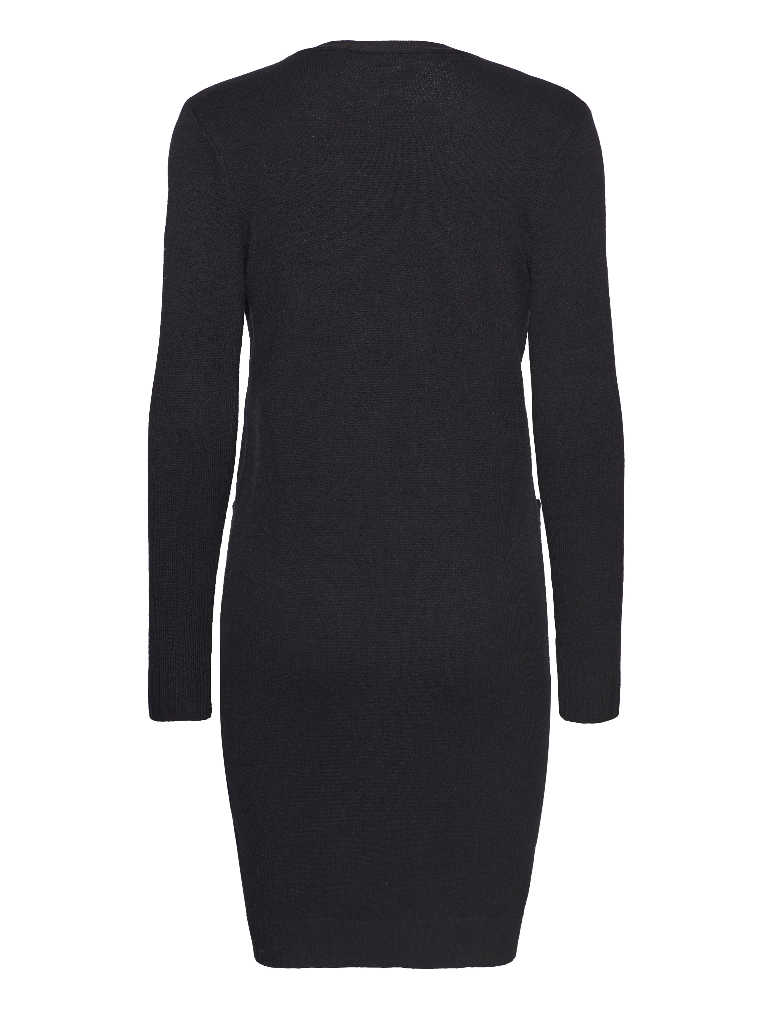 Vila - VIRIL L/S LONG KNIT CARDIGAN/PTT - NOOS - black - 1