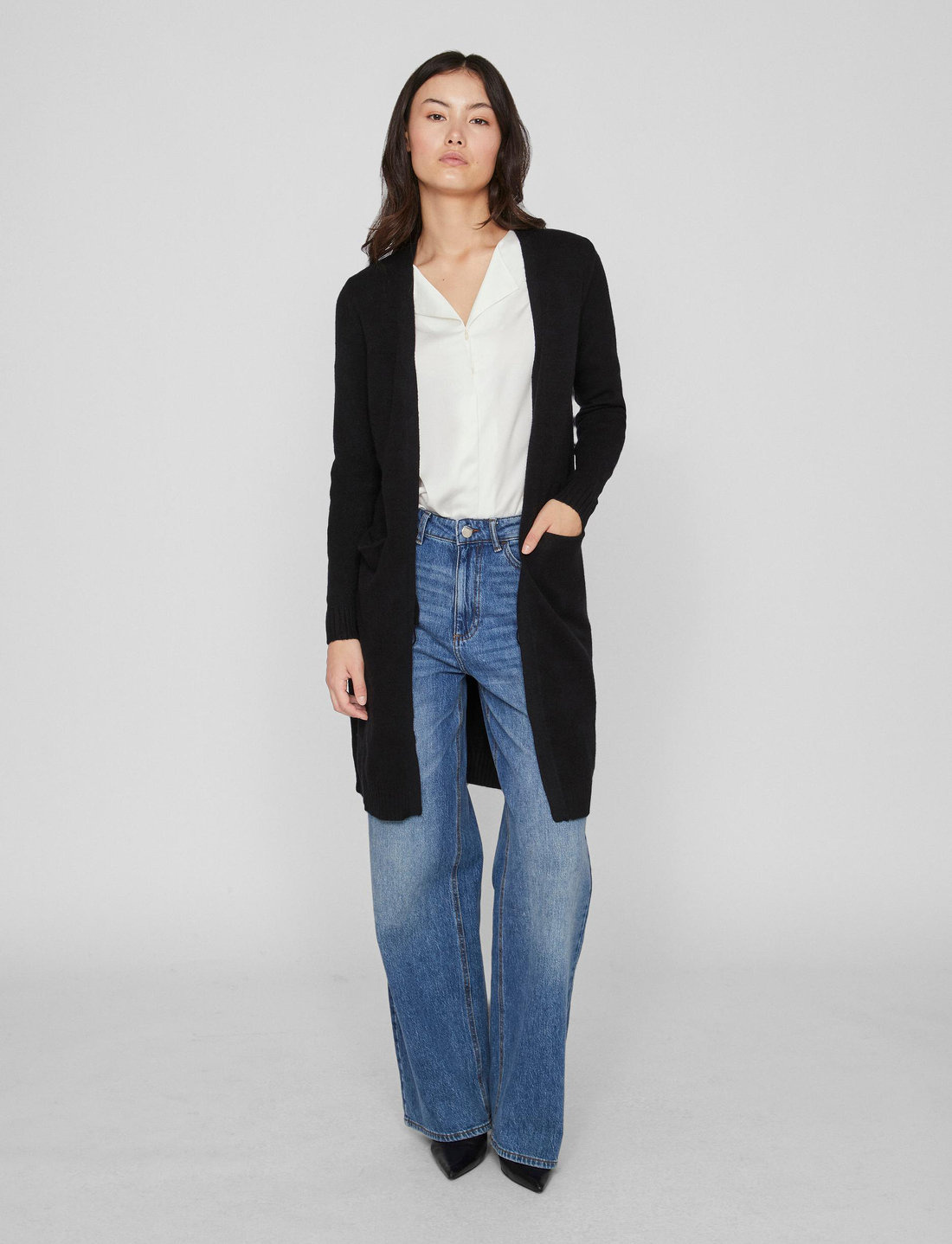 Vila long 2025 knit cardigan