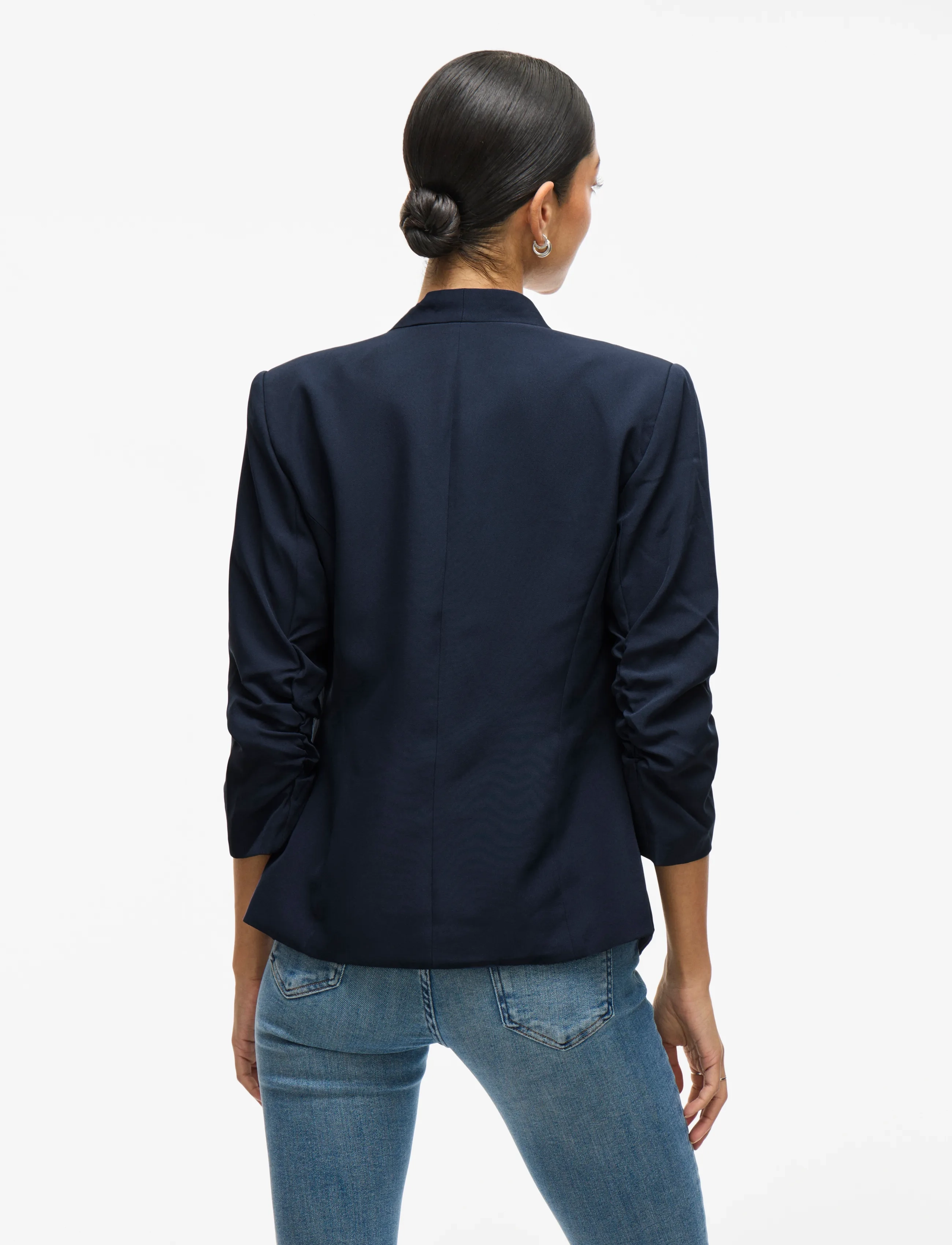 Vila - VIJOY 3/4 BLAZER - NOOS - einreihige blazer - navy blazer - 3