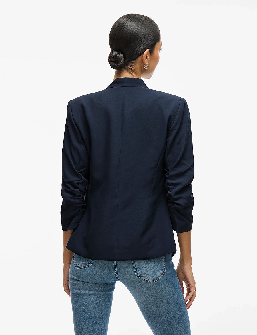 Vila - VIJOY 3/4 BLAZER - NOOS - einreihige blazer - navy blazer - 3