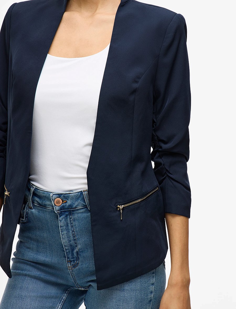Vila - VIJOY 3/4 BLAZER - NOOS - einreihige blazer - navy blazer - 5
