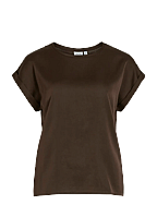 VIELLETTE S/S SATIN TOP - NOOS VIELLETTE S/S SATIN TOP - NOOS