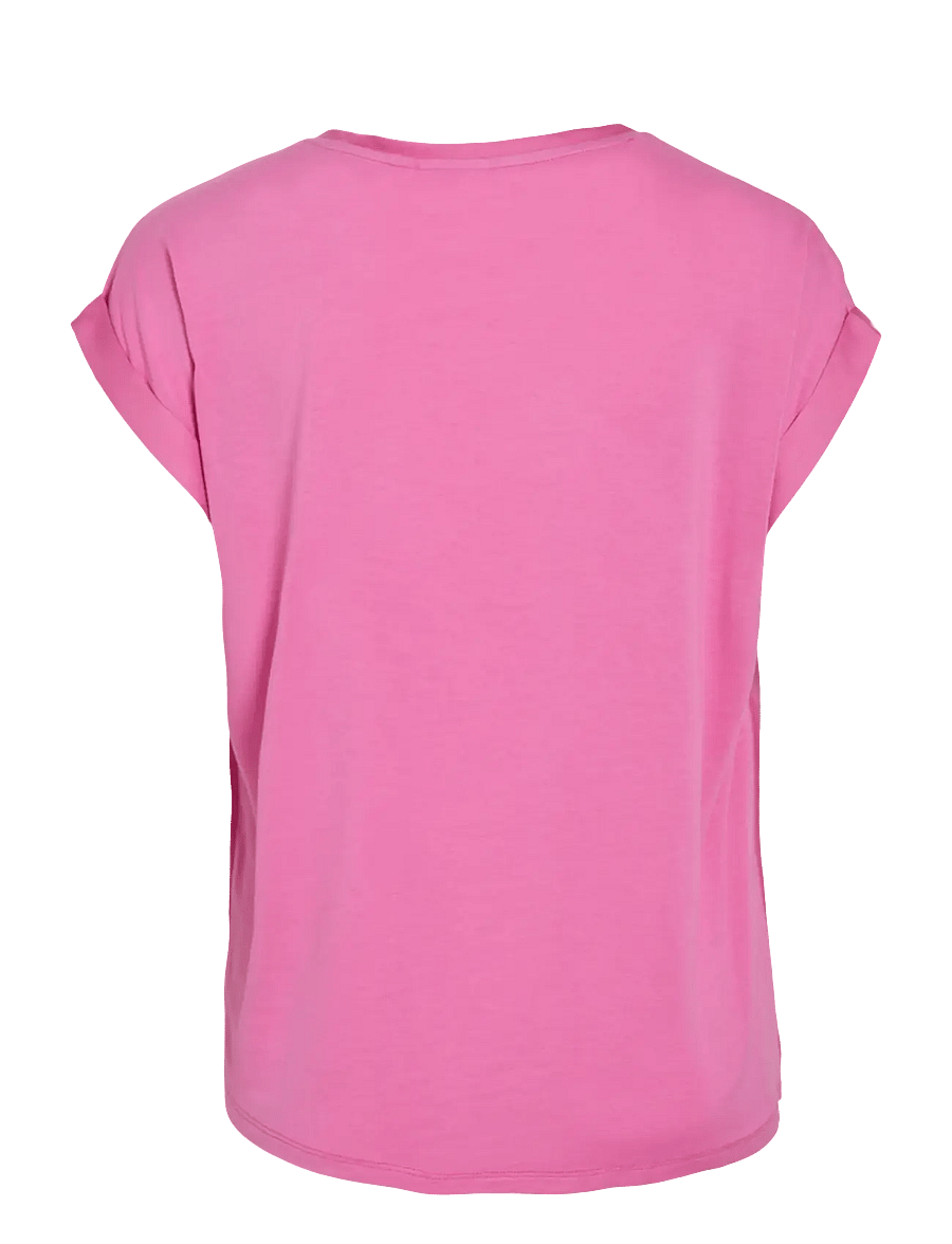 Vila - VIELLETTE S/S SATIN TOP - NOOS - kurzämlige blusen - fiji flower - 2