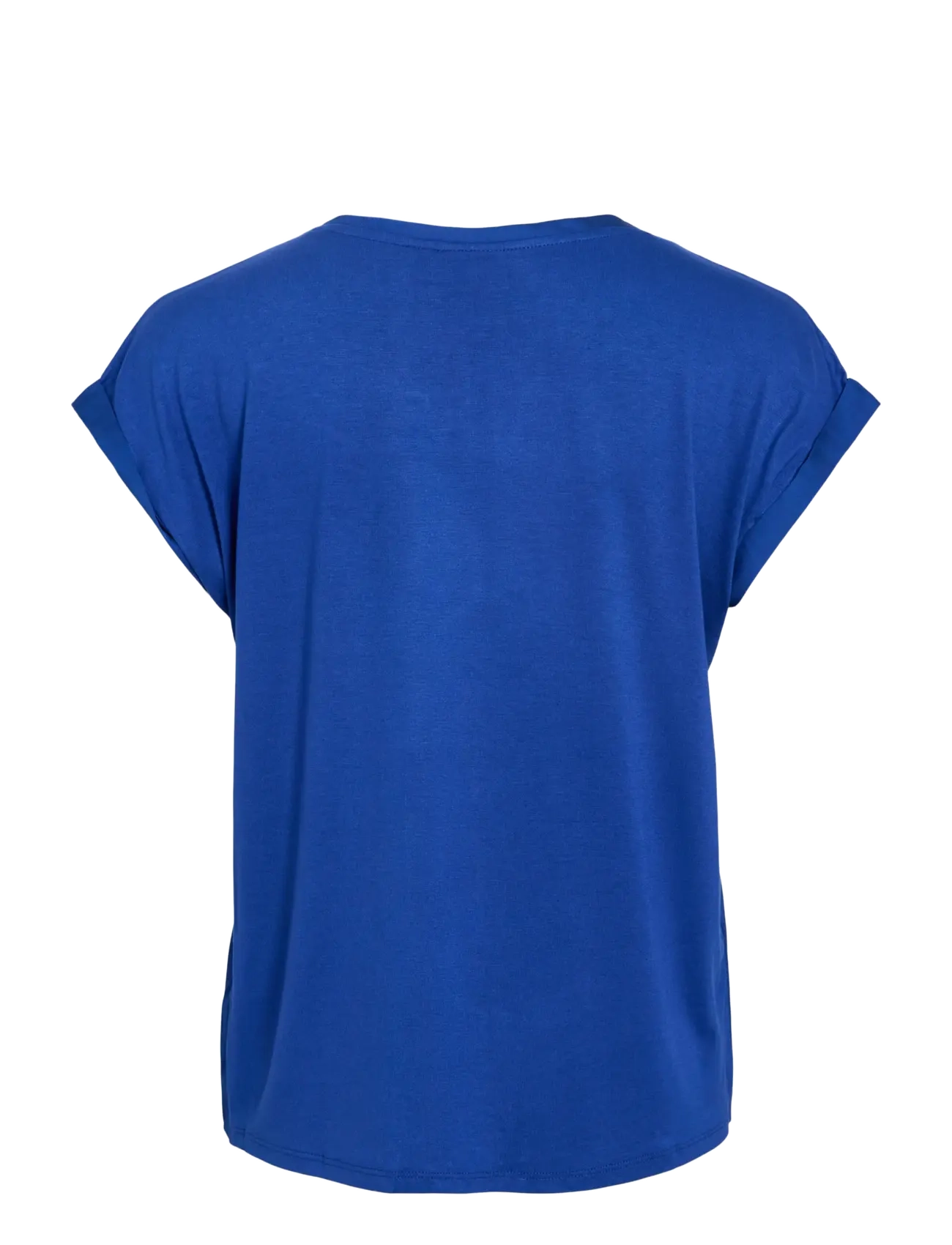 Vila - VIELLETTE S/S SATIN TOP - NOOS - blouses à manches courtes - mazarine blue - 2