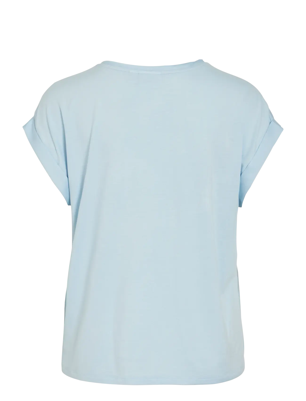 Vila - VIELLETTE S/S SATIN TOP - NOOS - lühikeste varrukatega pluusid - nantucket breeze - 2